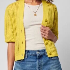 FAHERTY Acklin Sweater Top - Limeaid